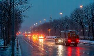 Visual of road condition monitoring data